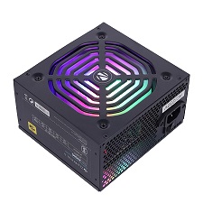  Power Supply ZEBRONICS ZS500 500W  with Silent 120mm RGB Fan