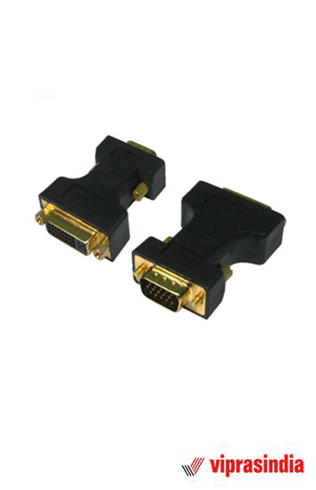 Converter VGA Male to DVI 24+5 Pin Female Converter 