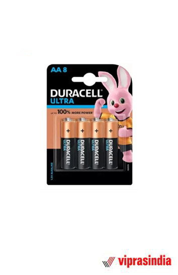 Duracell Ultra Alkaline Battery AA8 LR/MN1500 (Pack Of 8)